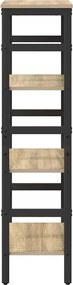 vidaXL Ράφι Βιβλίων Δρύς Sonoma 40 x 29,5 x 115 εκ Επεξεργασμένο ξύλο