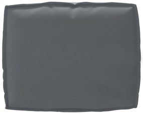 vidaXL Μαξιλάρι Παλέτας για Πλάτη Ανθρακί 50x40x12 εκ. Ύφασμα Oxford