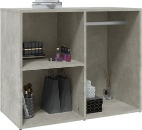 vidaXL Ντουλάπι Γκρι Σκυροδέματος 80 x 40 x 65 εκ. Επεξεργασμένο Ξύλο