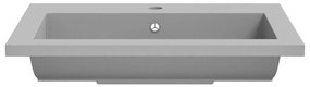 vidaXL Νιπτήρας Γκρι 600 x 450 x 120 χιλ. Γρανιτένιος