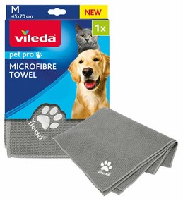 Πετσέτα Mικροϊνών Vileda 172650 Γκρι M 45 x 70 cm