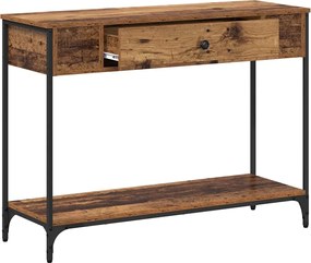 vidaXL Τραπέζι κονσόλας Άλλο Παλαιό ξύλο 100 x 34.5 x 75 εκ.