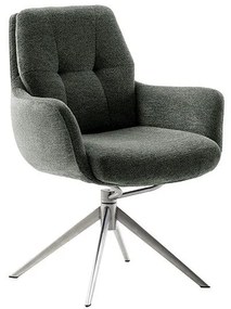 Bali Καρεκλα Relax Μαύρη + Υποπόδιο 83x86x102 cm