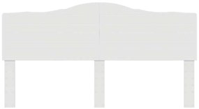 vidaXL Κεφαλάρι με κεφαλάρι Λευκό 180 cm Επεξεργασμένο ξύλο