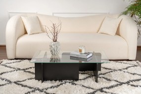 Τραπεζάκι Σαλονιού Ξύλο Μαύρο FLAVIO 105x65x30