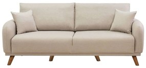 Καναπές - Κρεβάτι Τριθέσιος Hera 867UNQ1949 237x98x90cm Cream