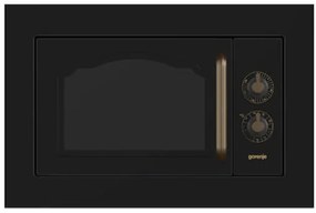 Gorenje BM235CLB Φούρνος Μικροκυμάτων Εντοιχιζόμενος 23lt ,Classico Μαύρος -567145 (034062101)