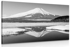 Εικόνα του όρους Φούτζι σε ασπρόμαυρο - 120x80