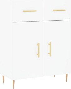 vidaXL Ντουλάπι Λευκό 69,5x34x180 εκ. από Επεξεργασμένο Ξύλο