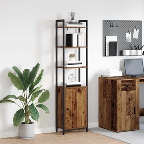 vidaXL Βιβλιοθήκη 6 επιπέδων 40 x 24 x 161 εκ Επεξεργασμένο Ξύλο