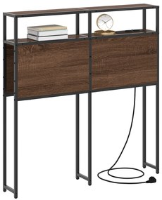vidaXL Κεφαλάρι Αποθήκης Καφέ δρυς 80 cm Επεξεργασμένο ξύλο