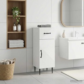 vidaXL Ντουλάπι Αποθήκευσης Μπάνιου HAARLEM Λευκό 30 x 31 x 80 εκ.