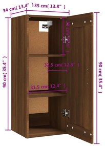 ΝΤΟΥΛΑΠΙ ΚΡΕΜΑΣΤΟ ΚΑΦΕ ΔΡΥΣ 35 X 34 X 90 ΕΚ. ΕΠΕΞΕΡΓΑΣΜΕΝΟ ΞΥΛΟ 817455