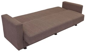Καναπές Κρεβάτι ArteLibre AMETHYST Τριθέσιος Cappuccino 214x78x78cm