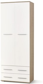 LIMA REG2, color: sonoma oak / white DIOMMI V-PL-LIMA-REG2-BIAŁY/SONOMA