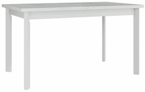Τραπέζι Victorville 106, Άσπρο, 78x90x160cm, 44 kg, Επιμήκυνση, Πλαστικοποιημένη μοριοσανίδα, Ξύλο, Μερικώς συναρμολογημένο, Ξύλο: Οξιά | Epipla1.gr
