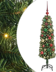 vidaXL Τεχνητό Χριστουγεννιάτικο Δέντρο με 150 LED Πράσινο 120 cm