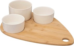 Ορντεβιέρα Σερβιρίσματος 3 Θέσεων (35x24) S-D Bamboo Blanc 196388A