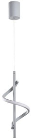 Φωτιστικό Οροφής Likma 119FRS1515 16x16x50/100cm Led 11W 3000K Grey Opviq