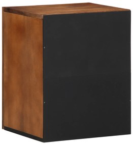 vidaXL Ντουλάπα Μπάνιου 38x33x48 εκ. Μασίφ Ξύλο Μάνγκο