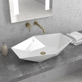 Νιπτήρας Επικαθήμενος LT 1139 64x41,5x12,5cm White Karag Πορσελάνη