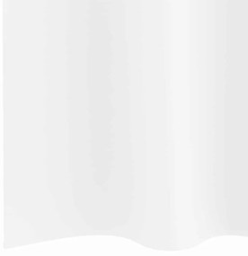 vidaXL Κουρτίνες 2 pcs Καθαρό Λευκό 260x140εκ. Πολυεστέρας