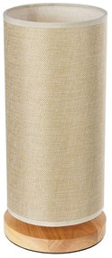 Φωτιστικό Επιτραπέζιο Valverde 02040 Φ15x30cm 1xE27 Beige GloboStar