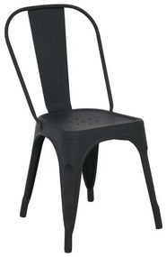 Καρέκλα RELIX Μεταλ.Μαύρη Matte High 44x49x84cm