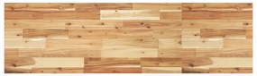 vidaXL Ράφια Κρεμαστά 4 Τεμ. 140x40x2εκ. Φινίρισμα Λαδιού Μασίφ Ακακία