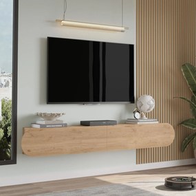 Έπιπλο Τηλεόρασης Δρυς FLACLA 200x31.6x29.6