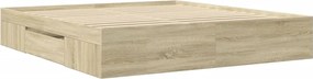 vidaXL Πλαίσιο κρεβατιού χωρίς στρώμα 180x200 εκ. Επεξεργασμένο Ξύλο