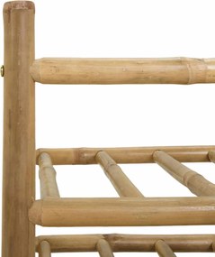 vidaXL Ράφι Κρασιού Φυσικό 57 x 29,5 x 72 εκ. Μπαμπού