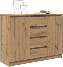 vidaXL Συρταριέρα με Συρτάρια Τεχνίτης Δρυς 100,5x35x76 εκ. Επεξ. Ξύλο