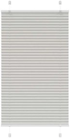 vidaXL Πλισέ περσίδα ανοιχτό γκρι 70x150 cm Πλάτος υφάσματος 69,4 cm