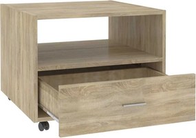 VidaXL Τραπεζάκι Σαλονιού Sonoma Δρυς 55 x 55 x 40 εκ. Επεξεργ. Ξύλο