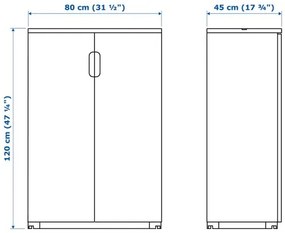 GALANT ντουλάπι με πόρτες 503.651.39