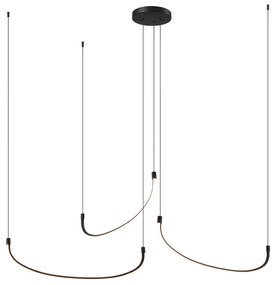 Φωτιστικό Κρεμαστό Ø180xΗ180cm Led 60w 3000K 3600lm Τρεις Κούρμπες PDC 566-3 ARlight 0104592