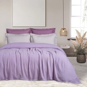 Κουβέρτα 0490 Lila Das Home Υπέρδιπλo 220x240cm Cotton-Polyester
