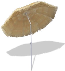 vidaXL Ομπρέλα Θαλάσσης Hawaii με Κλίση
