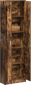 vidaXL Ντουλάπι Καπνιστό Δρύς 55 x 25 x 189 εκ. Επεξεργασμένο ξύλο