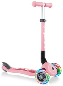 Globber Scooter Junior Foldable Fantasy Lights Flowers Pastel Pink