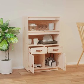 vidaXL Ντουλάπι 67 x 40 x 108,5 εκ. από Μασίφ Ξύλο Πεύκου