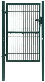 Πόρτα Περίφραξης (Μονή) Πράσινη 106 x 170 εκ. - Πράσινο