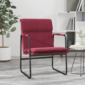 vidaXL Πολυθρόνα Μπορντό 55x64x80 εκ. Υφασμάτινη