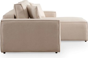 Corner Sofa-Bed Pırlo Corner Right - Ecru Ecru