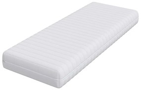 vidaXL Στρώμα Λευκό 70 x 200 cm Τσέπες ελατηρίων