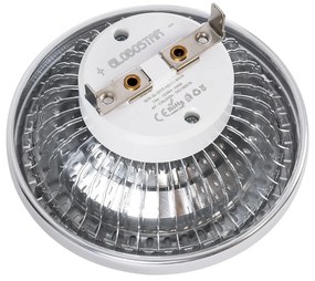 GloboStar DARKO 60380 Σποτ LED Indirect Anti-Glare AR111 14W 1582lm 40° AC 220-240V IP20 Φ11.1 x Υ6.6cm Θερμό Λευκό 2700K - Bridgelux High Lumen COB Gen2 - TÜV Certified Driver - 5 Years Warranty