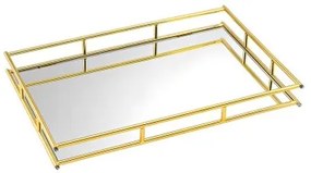 Δίσκος με καθρέφτη Χρυσό 1035