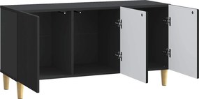 vidaXL Ντουλάπι TV 99 x 34,5 x 50 εκ. Μαύρο Επεξεργασμένο Ξύλο