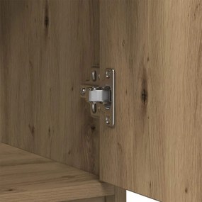 Συρταριέρα με Συρτάρια Τεχνίτης Δρυς 80x34x76 εκ. Επεξ. Ξύλο 861543